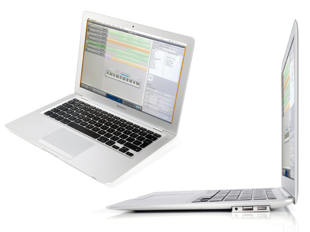 Apple MacBook Air The MacBook Air is just 0.16" at its thinnest point